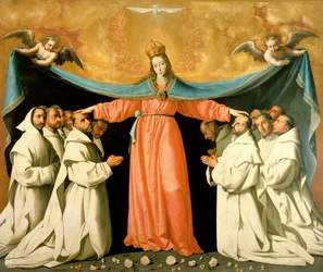 Jungfrau der Barmherzigkeit, die die Kartäuser schützt, ca. 1629
